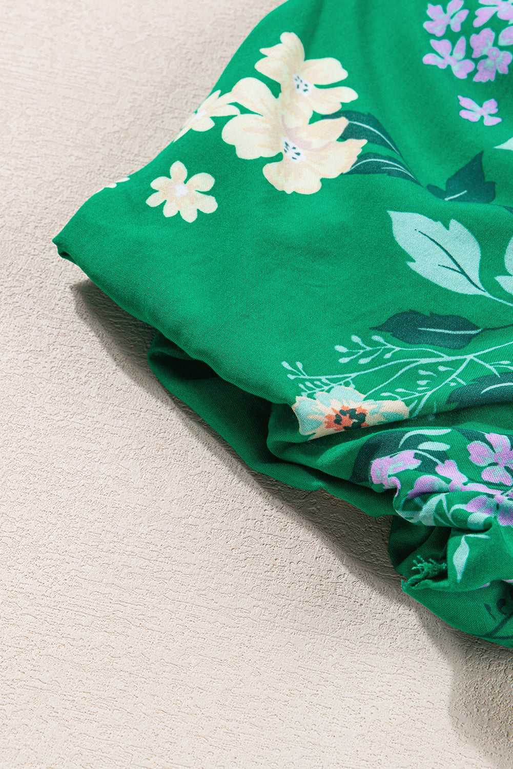 Floral Print Smocked Tiered Midi Dresses