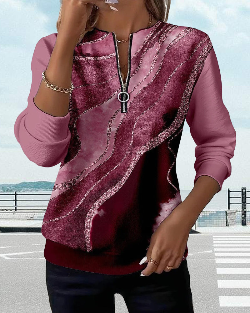 Lera™ | Cozy Casual Half-Zip Sweatshirt