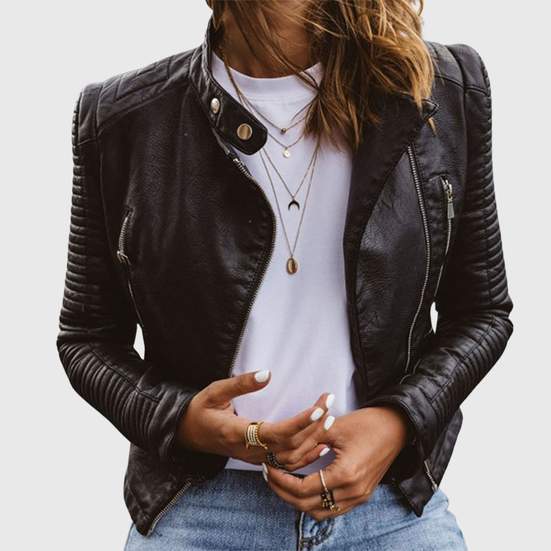 Sophie | Timeless Leather Jacket